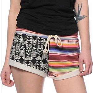 {Billabong} Shortie Tribal French Terry Shorts 🌼